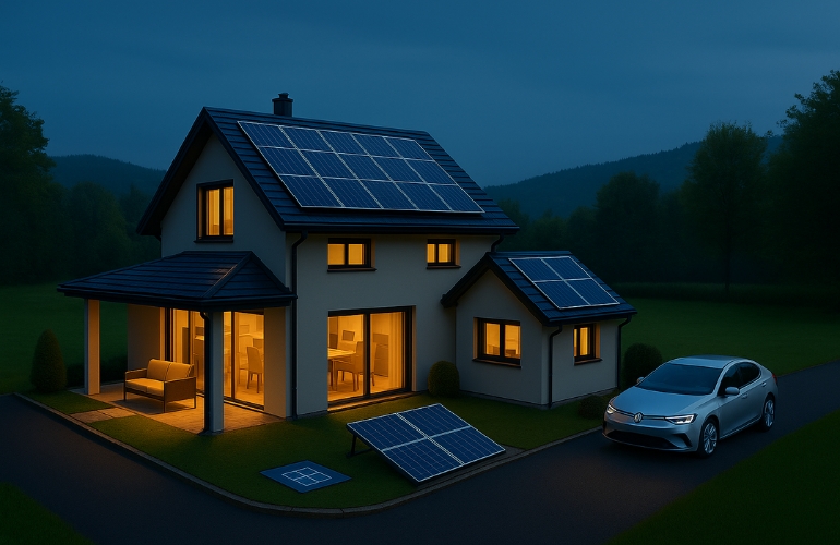 Bifacial solar panels