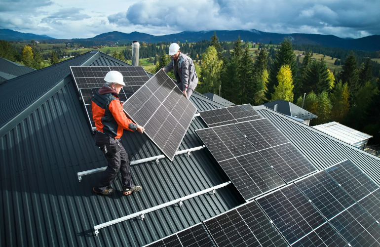 Installing solar Panels