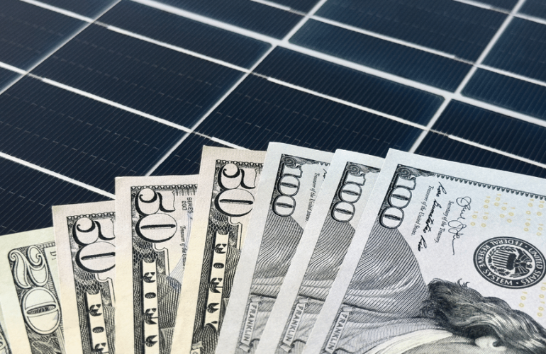 Savings with Solar Energy Investment.